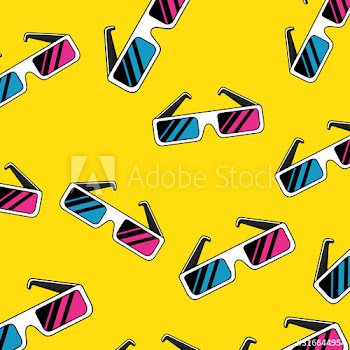 background of glasses accessory of nineties retro style design