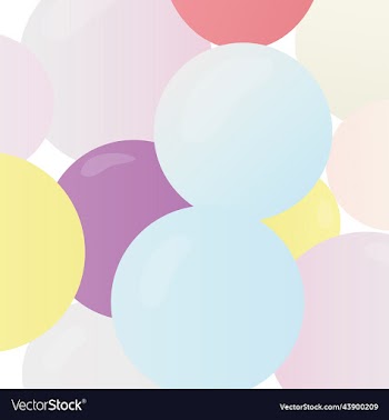 background of multi-colored balloons