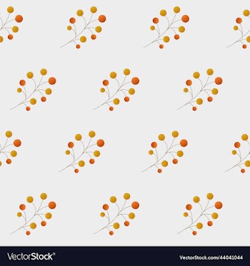 background or pattern of autumn orange berries