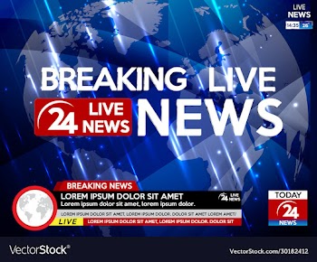 background screen saver on breaking news breaking