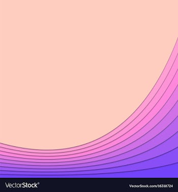 Background template from curved stripes vector image
