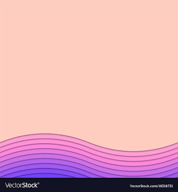 Background template from curved stripes vector image