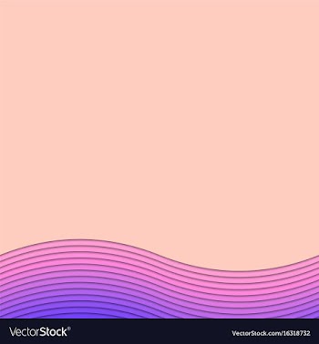 Background template from curved stripes vector image