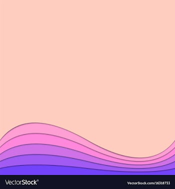 Background template from curved stripes vector image