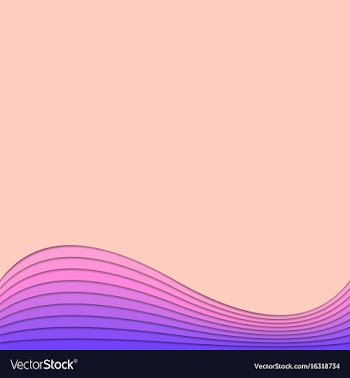 Background template from curved stripes vector image