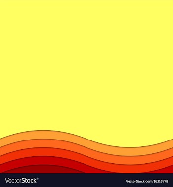 Background template from layer stripes in hot vector image