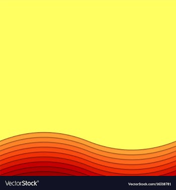 Background template from layer stripes in hot vector image