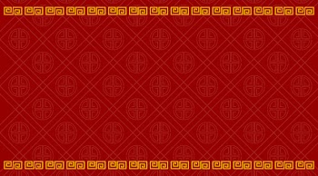 Background template with chinese pattern in red Free Vector