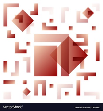 Background with abstract square pattern and vector image