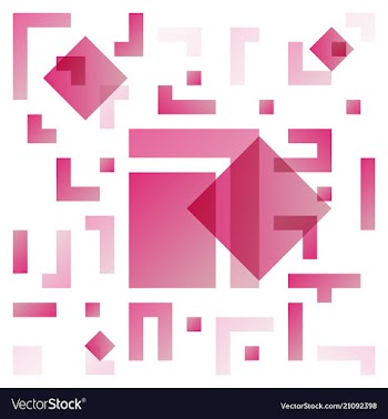Background with abstract square pattern and vector image