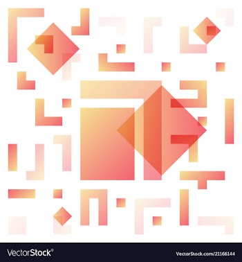 Background with abstract square pattern and vector image