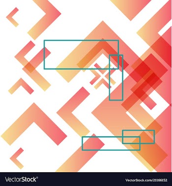 Background with abstract square pattern and vector image