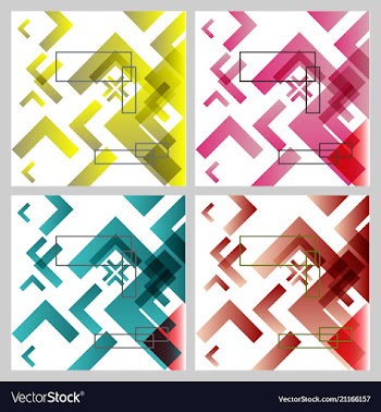 Background with abstract square pattern and vector image