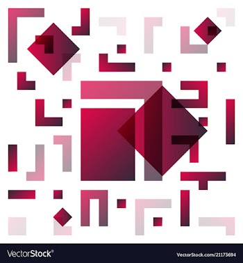 Background with abstract square pattern and vector image