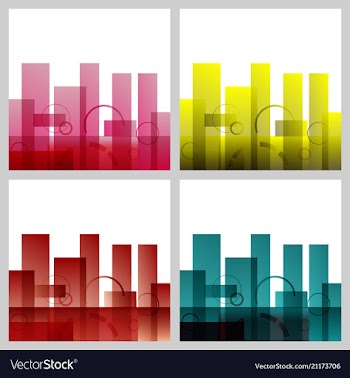 Background with abstract square pattern and vector image