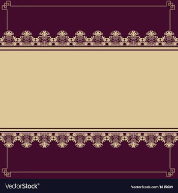 Background with antique design elements vector image