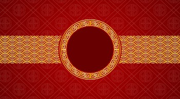 Background with chinese design Free Vector