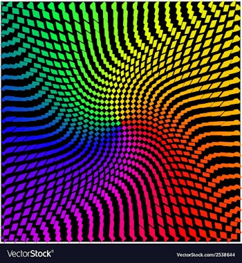 Background with colorful lights mosaics vector image