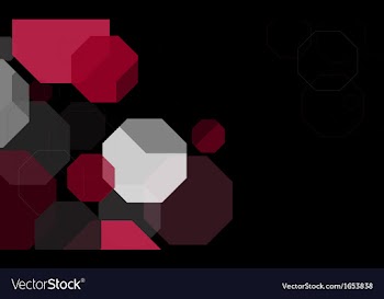 Background with octagons vector image
