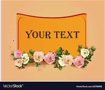 background with roses