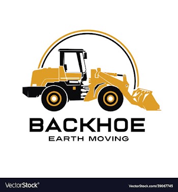 backhoe logo design