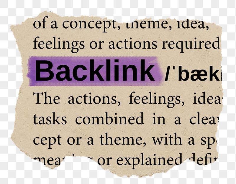 Backlink png word sticker, torn | Free PNG - rawpixel
