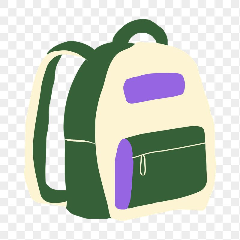 Backpack png sticker, object doodle, | Free PNG Illustration - rawpixel