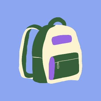 Backpack sticker, cute doodle in colorful | Free Vector Illustration - rawpixel