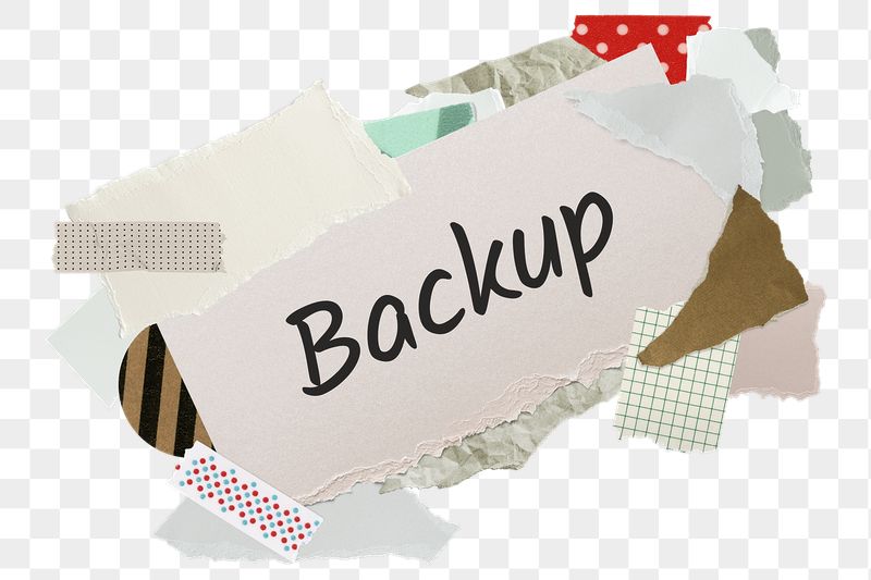 Backup png word sticker, aesthetic | Free PNG - rawpixel