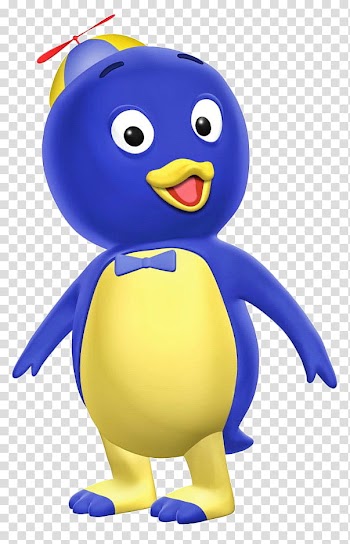 Backyardigans revised, blue animal illustration transparent background PNG clipart