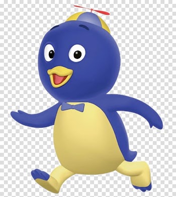 Backyardigans revised, blue animal illustration transparent background PNG clipart