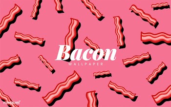Bacon pattern food wallpaper illustration | Free stock vector - 487690