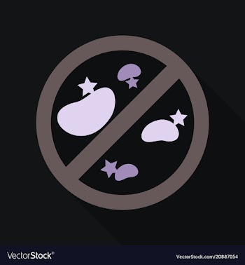 Bacteria and germs colorful set micro-organisms vector image