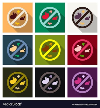 Bacteria and germs colorful set micro-organisms vector image
