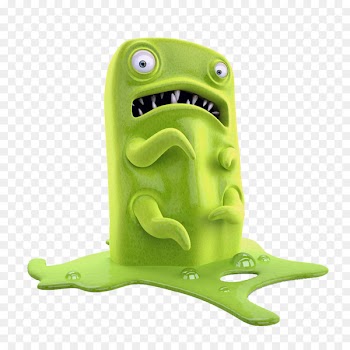 Bacteria Animation 3D computer graphics Motion graphics - FIG green monster bacteria 