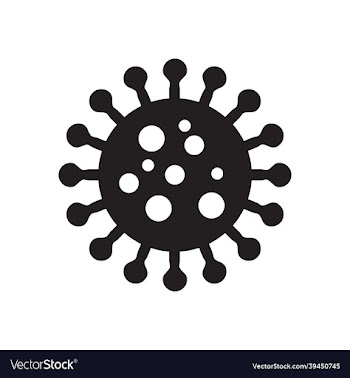 bacteria microbes and viruses icons