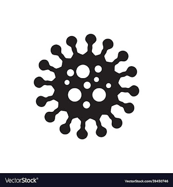 bacteria microbes and viruses icons