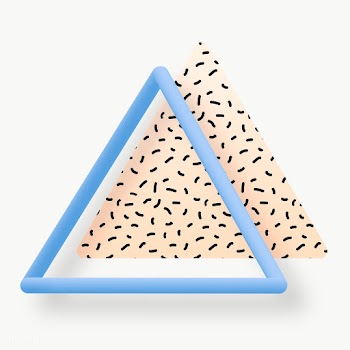 Bacterio print triangle design social banner | Free  transparent png - 2282429