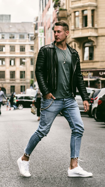 Bad boy style outfits for men | Mens Fashion | Leather jacket ...
