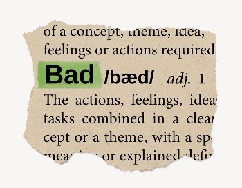 Bad ripped dictionary, editable word | Free PSD - rawpixel