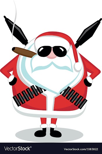  					Bad Santa vector image														