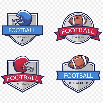 Badge American football Vintage clothing Star - Vector American Football Badge 