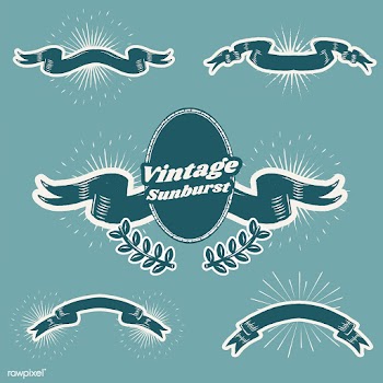 Badge and ribbon banners | Free stock vector - 581718