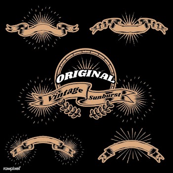 Badge and ribbon banners | Free stock vector - 581737