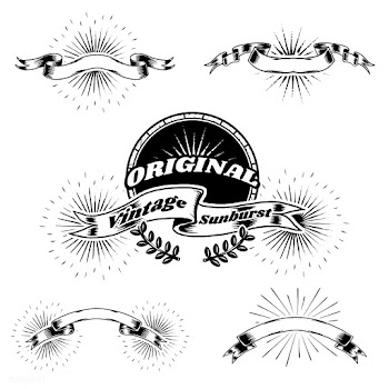 Badge and ribbon banners | Free stock vector - 581835