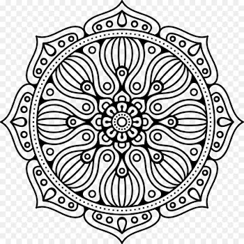 Badge Clip art - Buddhist Mandala 