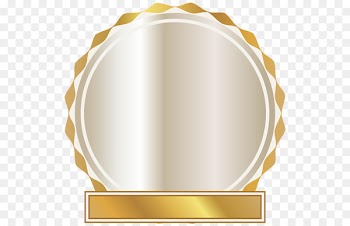 Badge Clip art - GOLD BANNER 