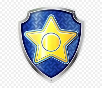 Badge Dog Puppy Toy - tags 