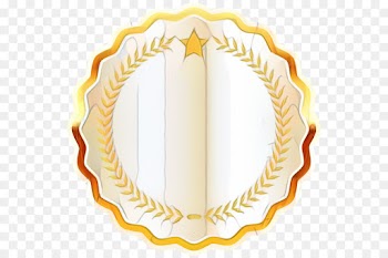 Badge, Gold, Royaltyfree, Yellow, Oval PNG