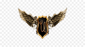 Badge - Golden yellow wings badge 